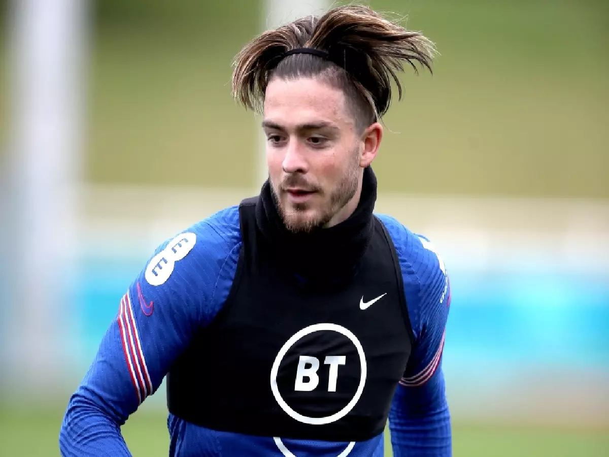 Jack Grealish England training Jun21