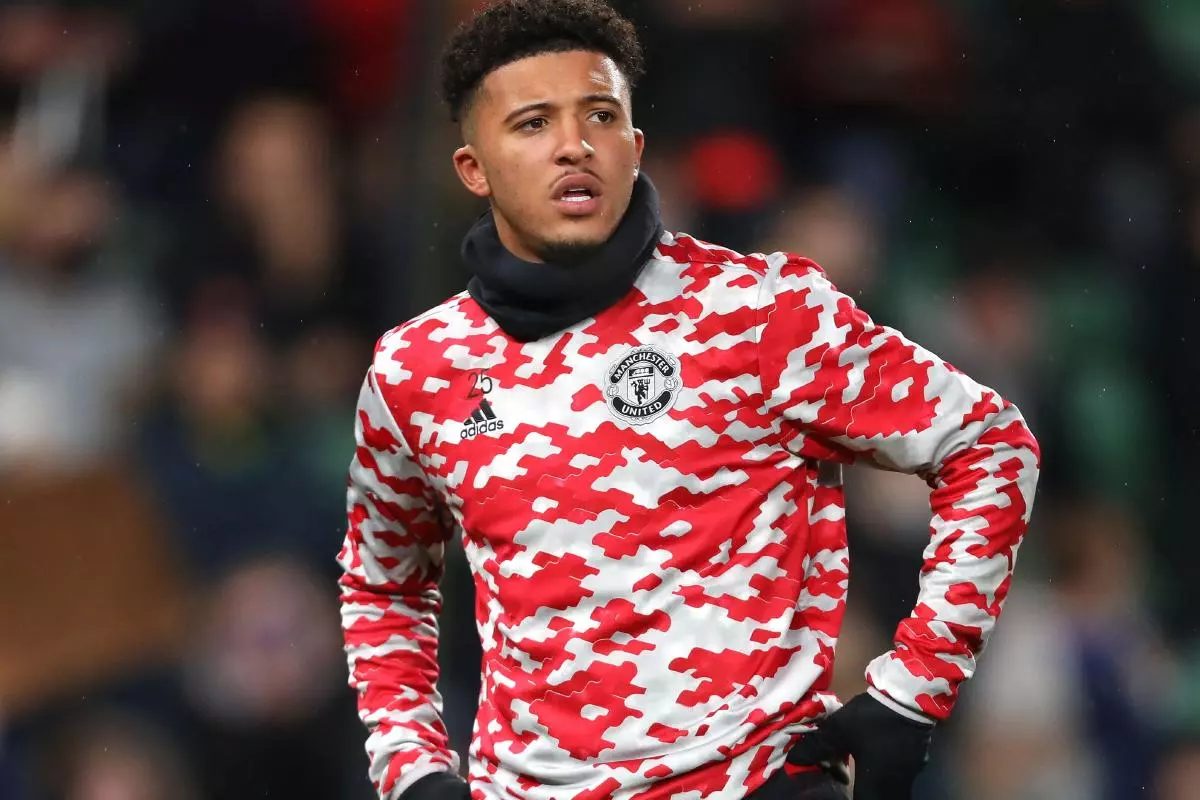 Jadon Sancho Manchester United Dec21
