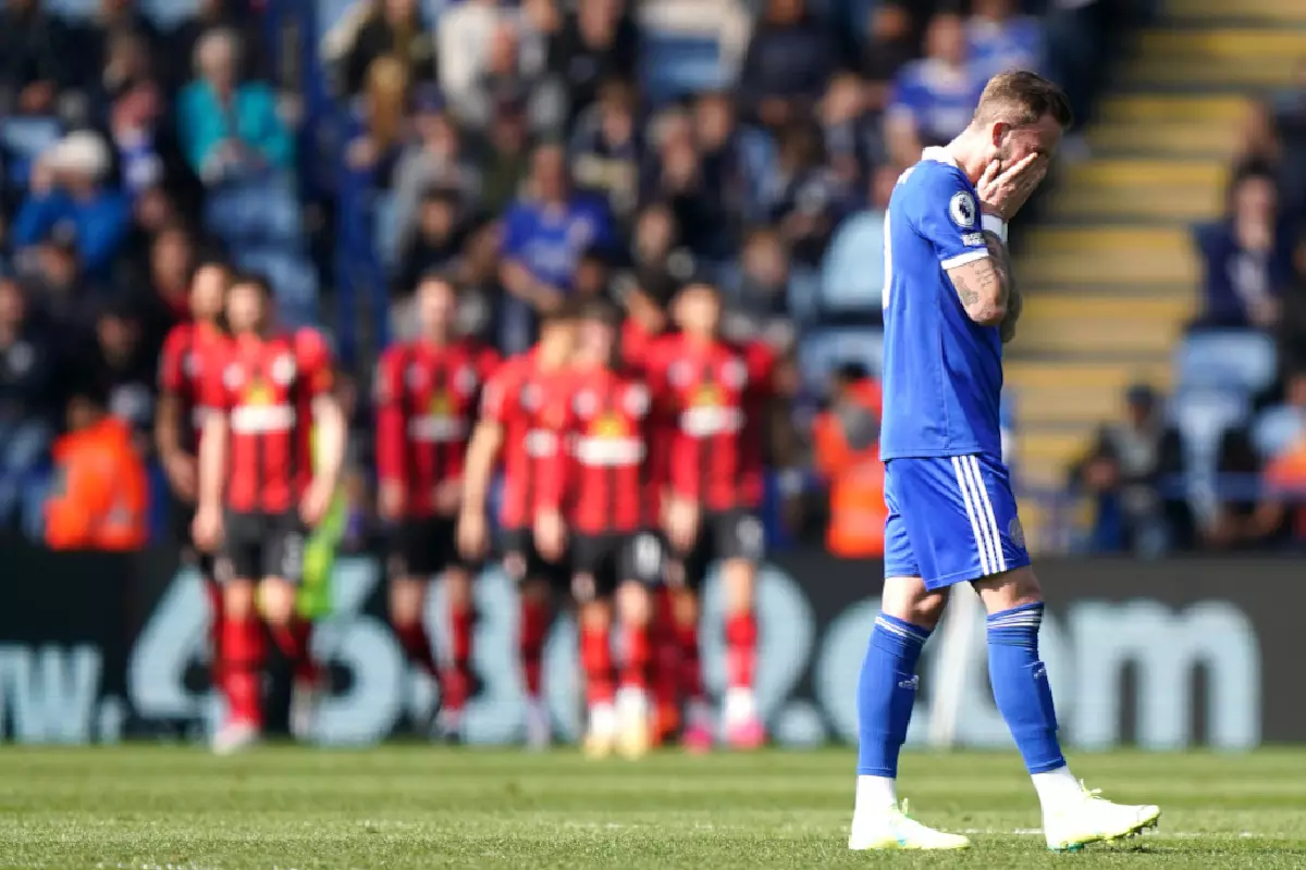 James Maddison Leicester v Bournemouth - Apr 2023