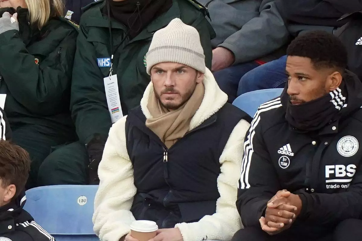 James Maddison of Leicester City Dec 2022