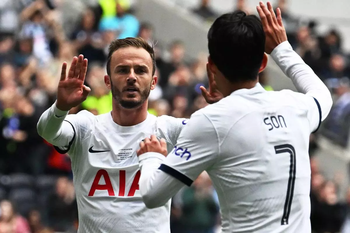 James Maddison and Son Heung-Min