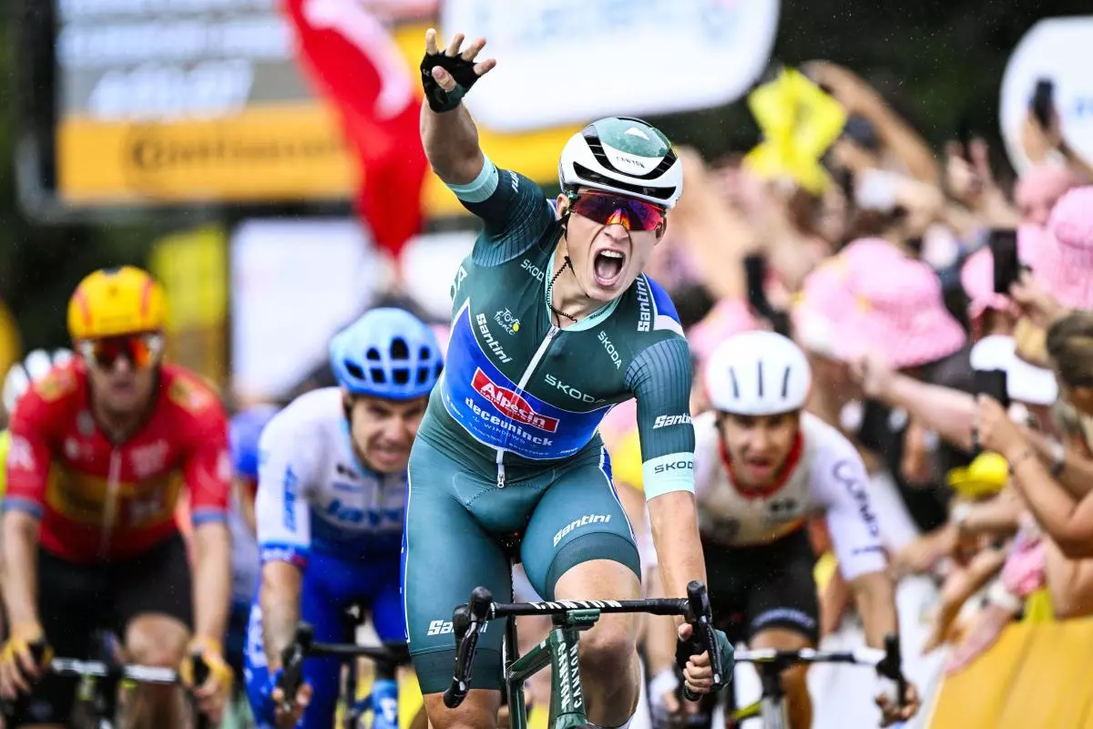 Belgian Jasper Philipsen during Tour de France