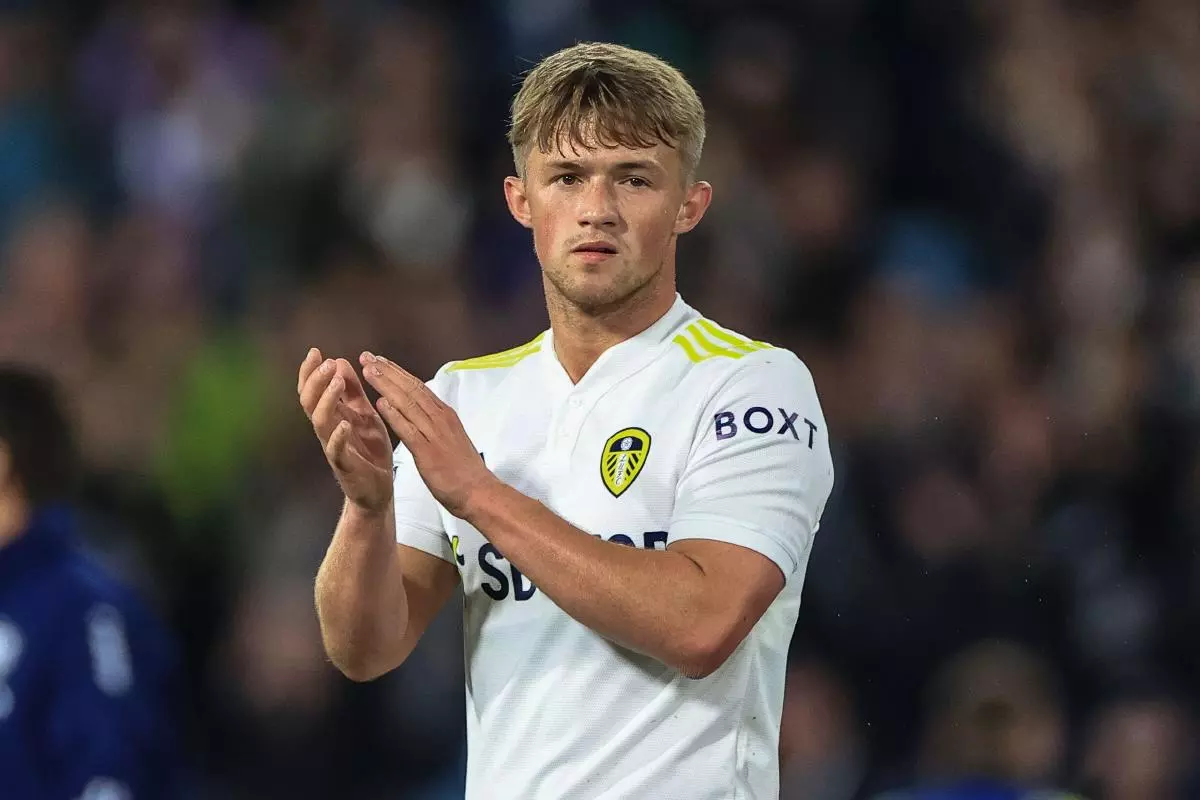 Leeds United forward Joe Gelhardt