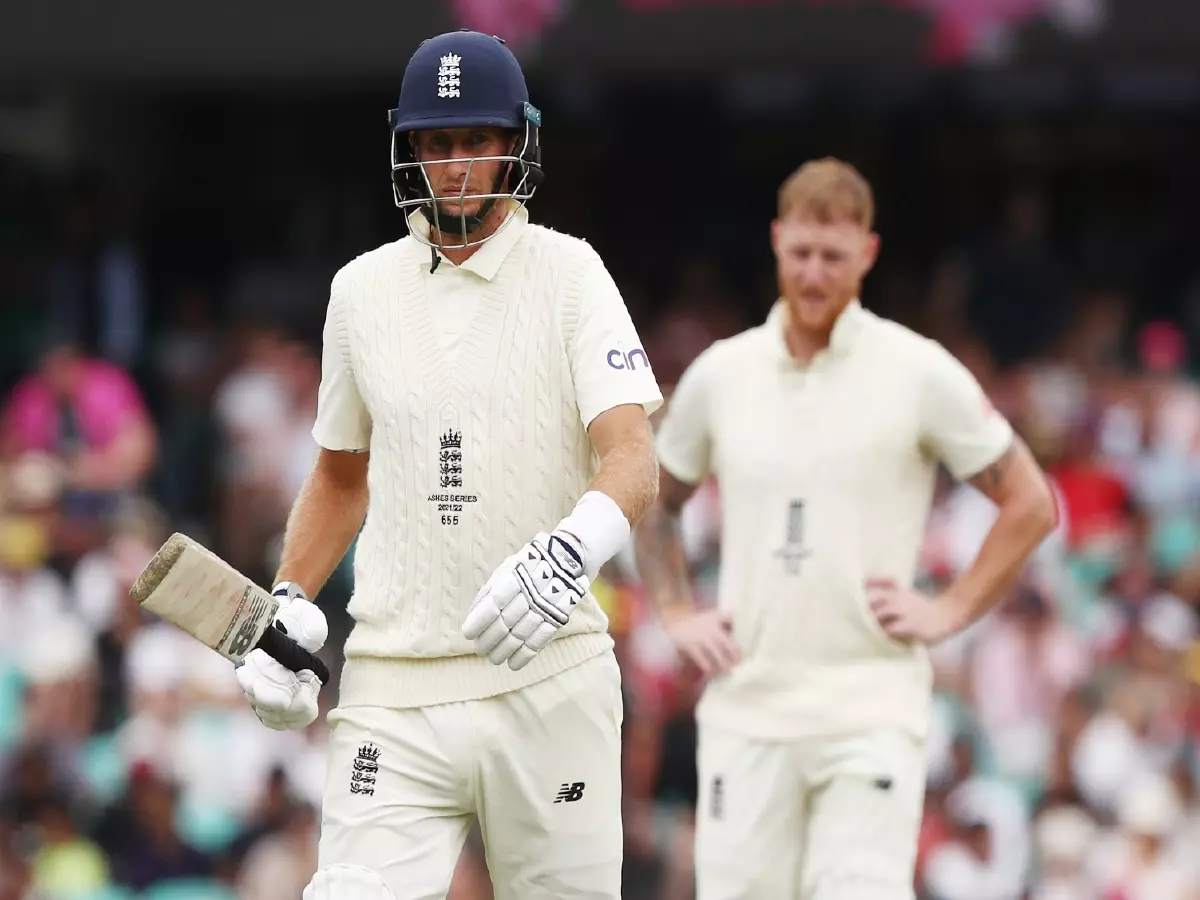 Joe Root Ben Stokes fourth Test dismissal Jan22