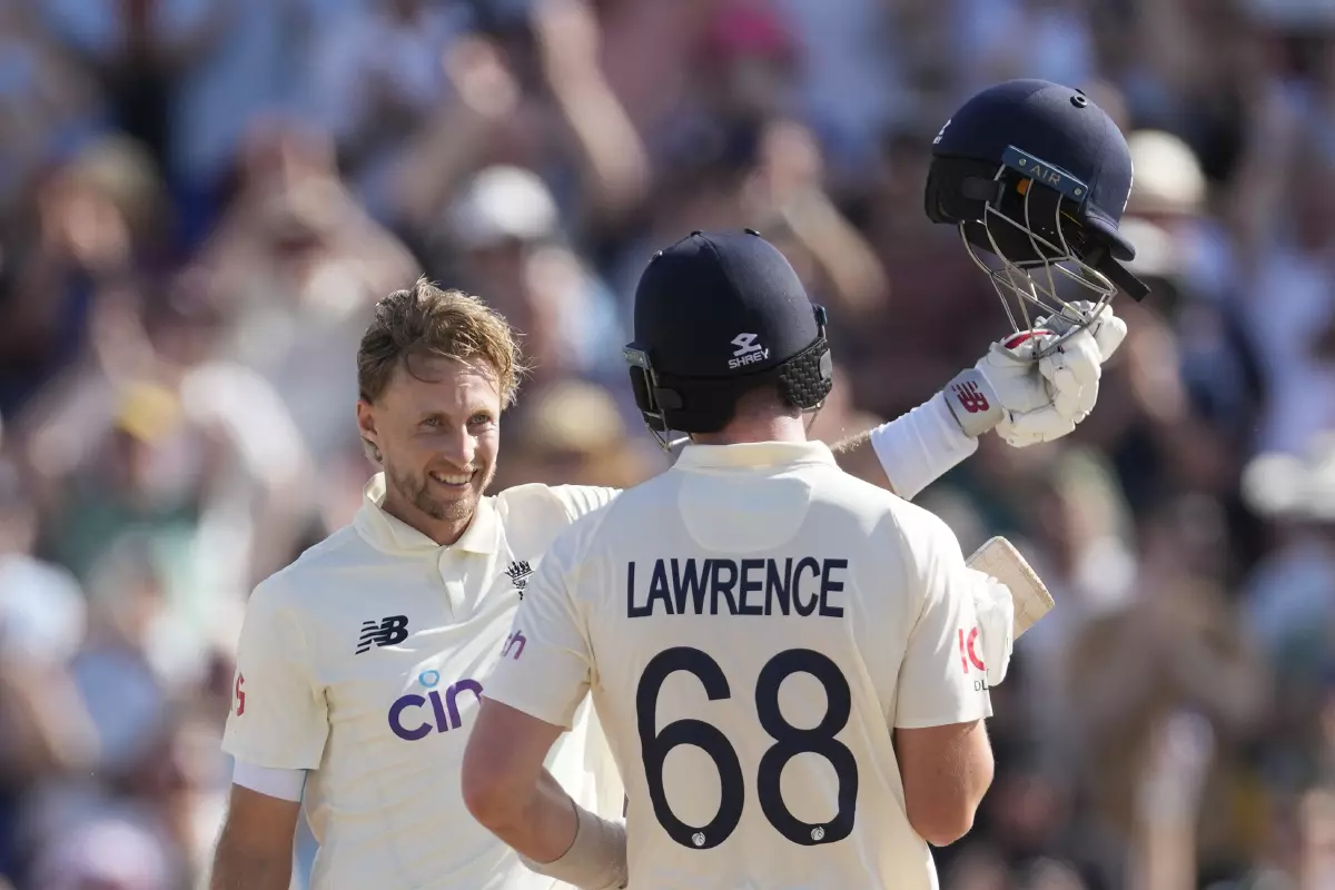 Joe Root compiled 119 on day one of the second Test