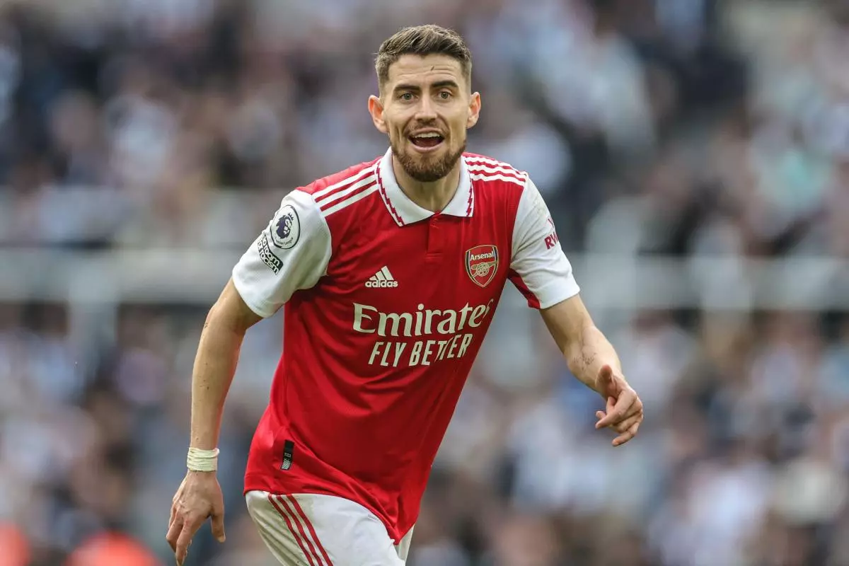 Jorginho of Arsenal during the Premier League match Newcastle United - May 2023