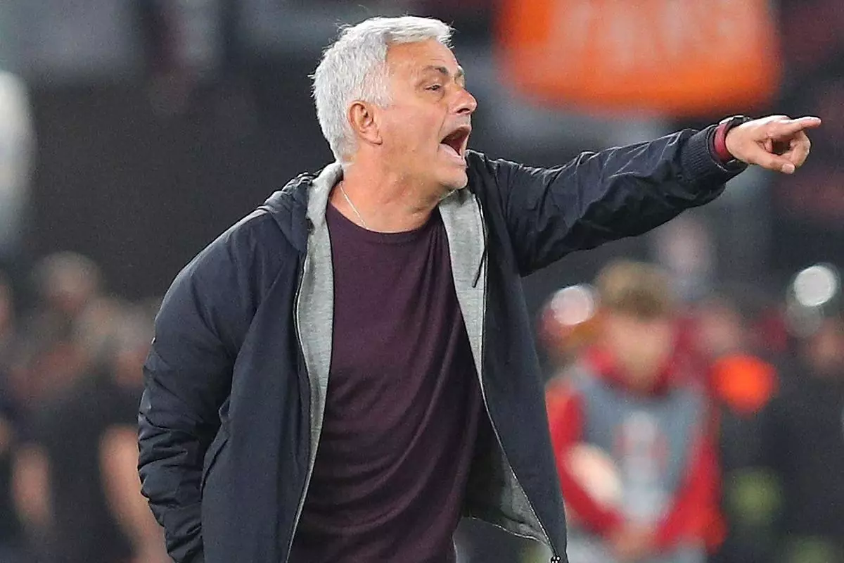 Jose' Mourinho head coach of Roma