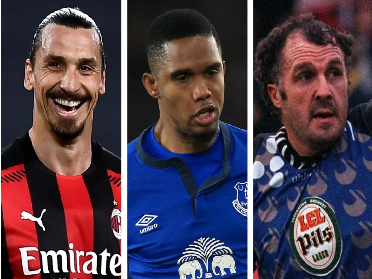 Zlatan Ibrahimovic Samuel Eto'o John Burridge
