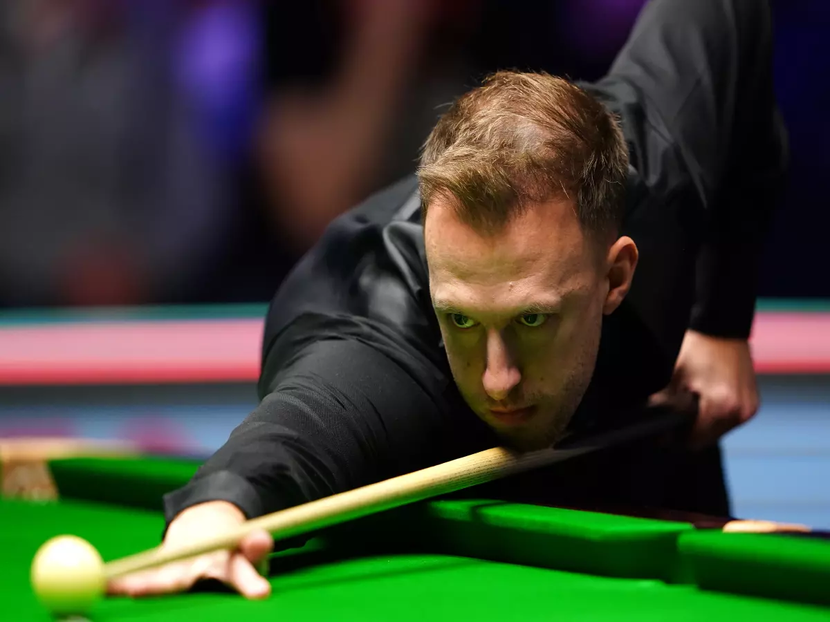 Judd Trump during his match against Matthew Selt on day eight of the Cazoo UK Championship at the York Barbican. Picture date: Tuesday November 30, 2021.