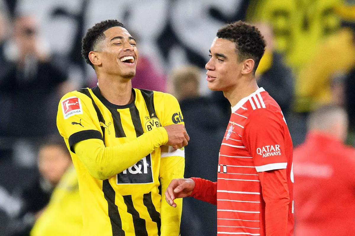 Jude Bellingham and Jamal Musiala