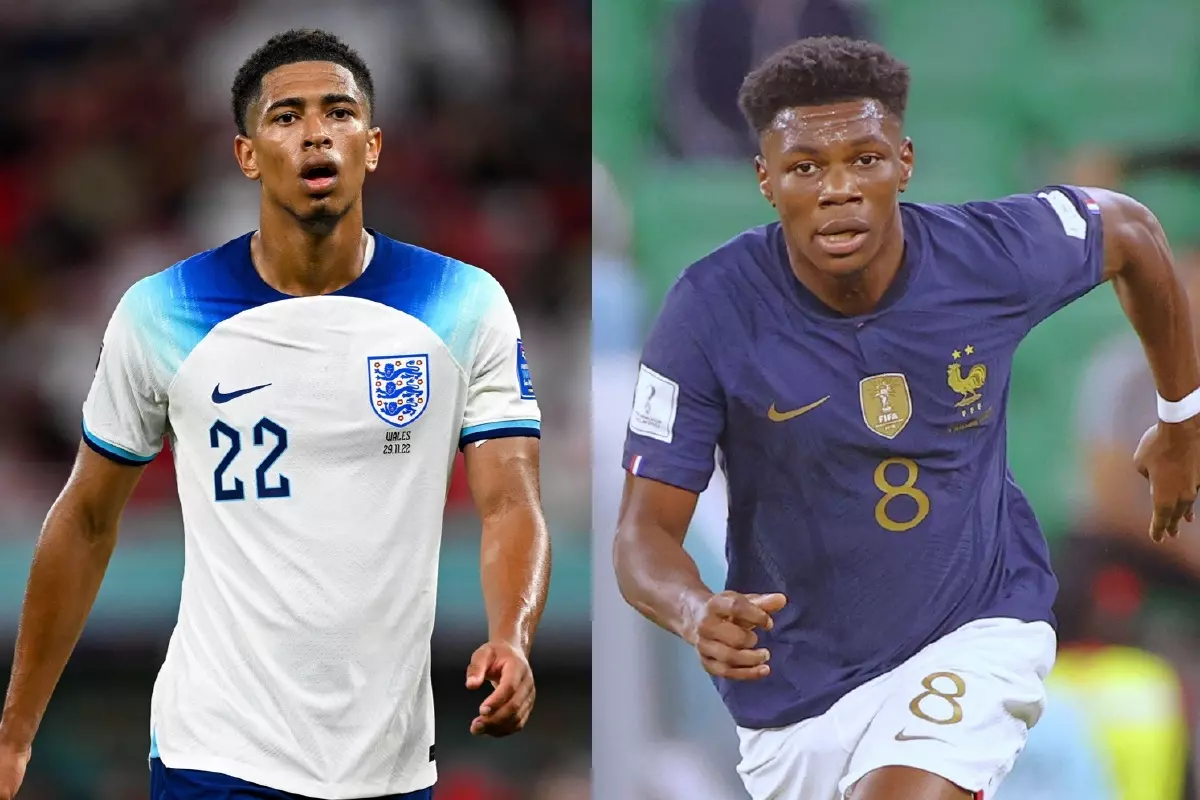 Jude Bellingham and Aurelien Tchouameni