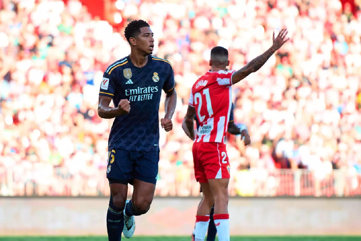 Jude Bellingham double against Almeria 19 Aug 2023