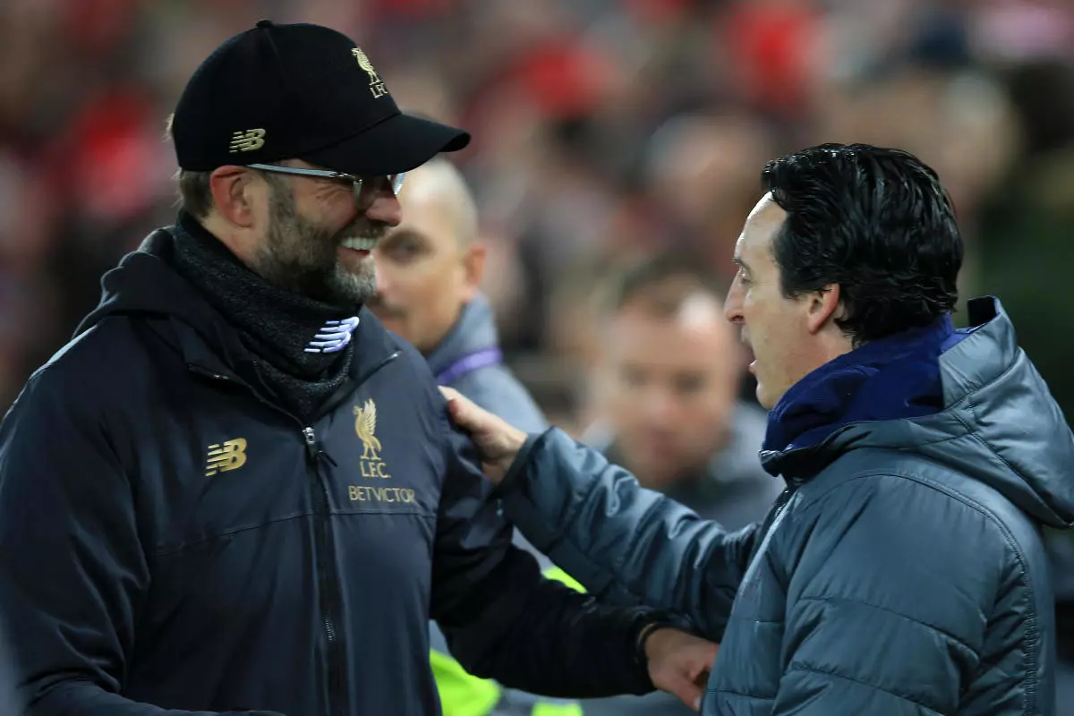 Jurgen Klopp, Unai Emery