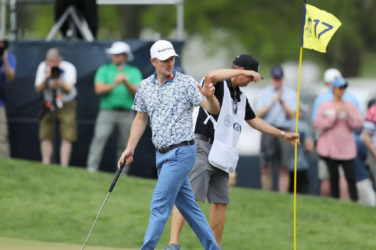 Justin Rose at the PGA Championship - May 2023