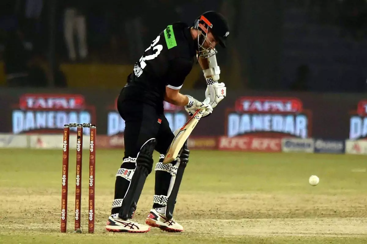 Kane Williamson in action during the 3rd One-Day International Match between Pakistan and New Zealand - January 2023