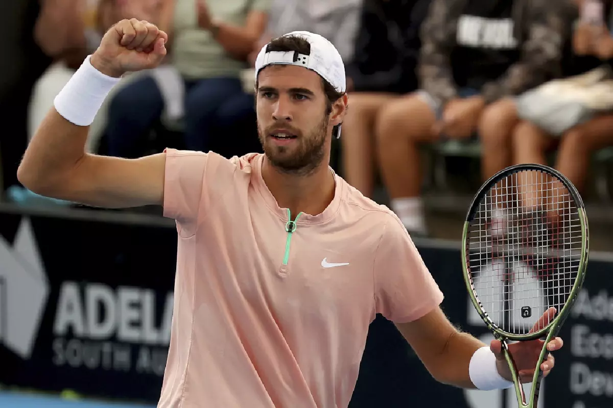 Karen Khachanov Adelaide International - Jan 2023