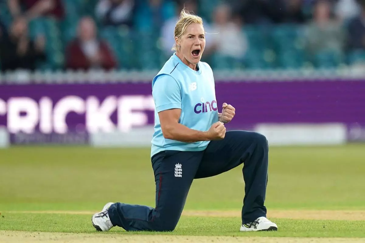 England's Katherine Brunt