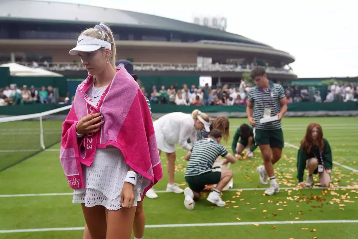 Katie Boulter at Wimbledon