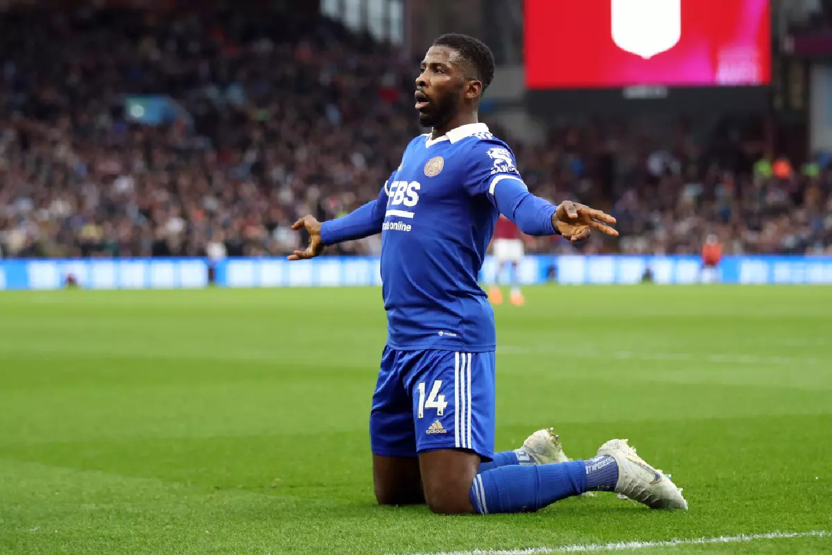 Kelechi Iheanacho scores against Villa Feb 2023