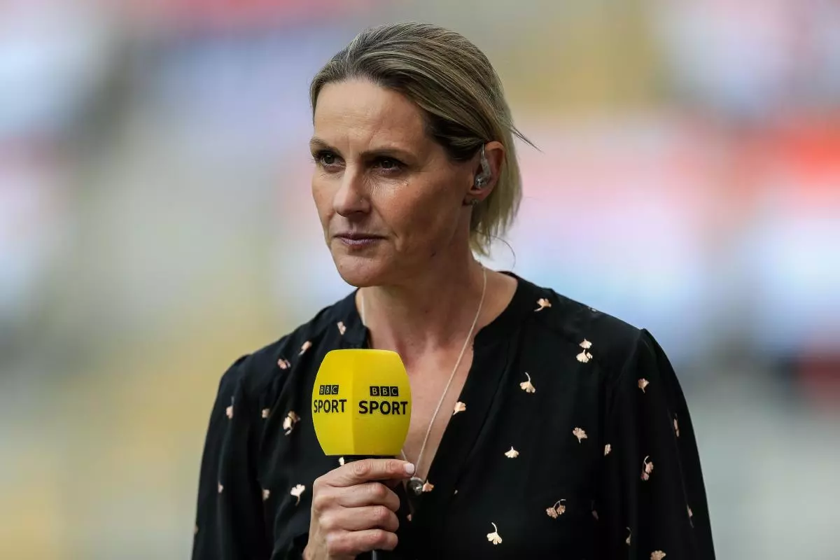 Former Arsenal Ladies footballer and now TV presenter Kelly Smith
