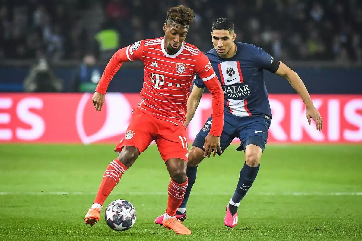 Kingsley Coman of Bayern Munich