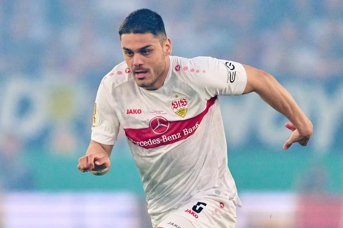 Konstantinos Mavropanos of Stuttgart 3 May 2023