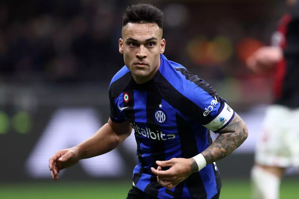 Lautaro Martinez of Inter Milan