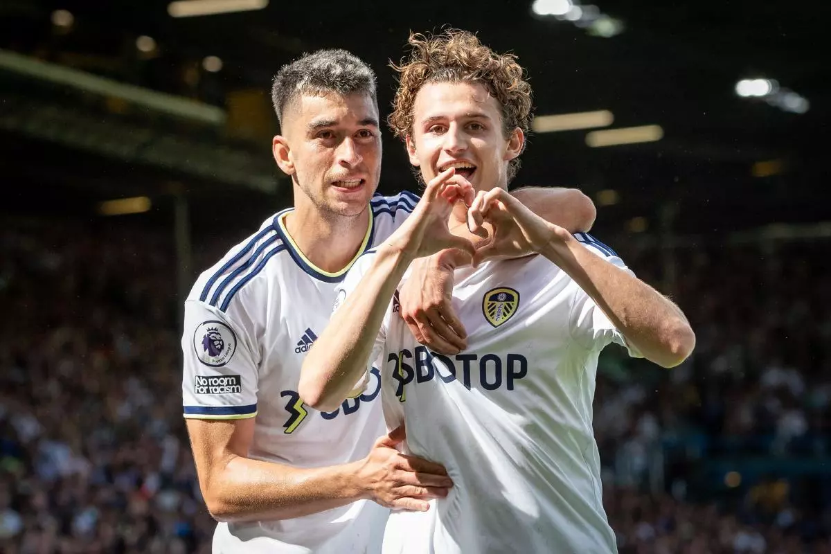 Brenden Aaronson of Leeds United