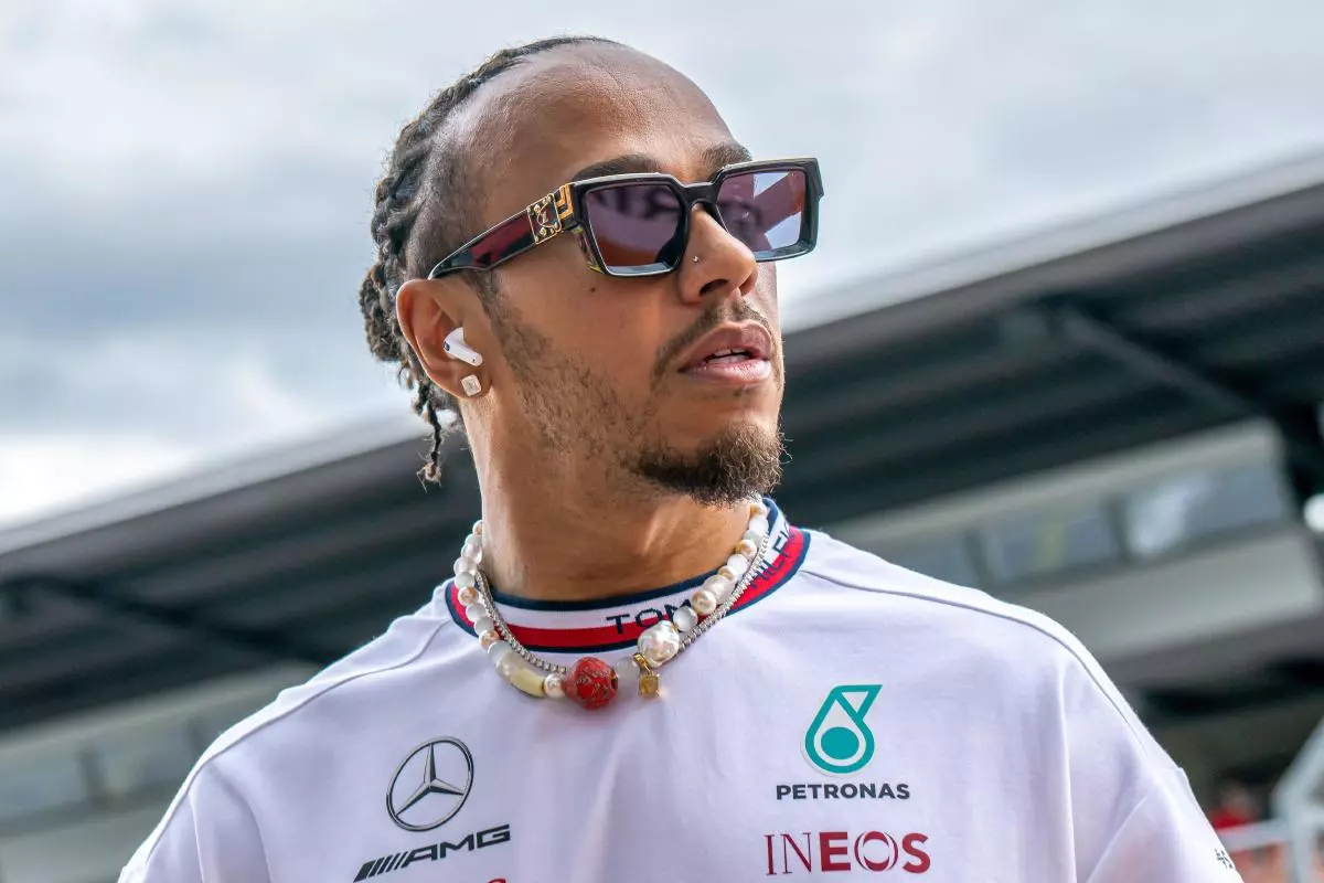 Lewis Hamilton of Mercedes 2 Jul 2023