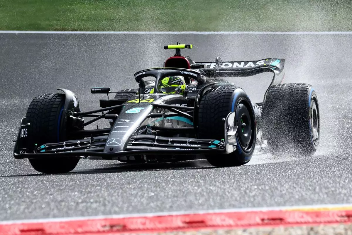 Lewis Hamilton of Mercedes 29 Jul 2023