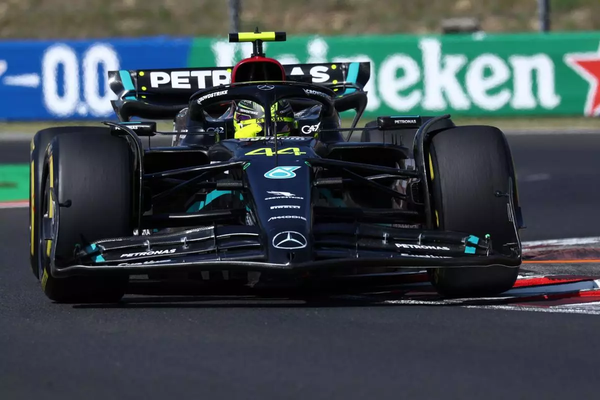 Lewis Hamilton of Mercedes AMG Petronas F1 Team on track during the F1 Grand Prix of Hungary - July 2023