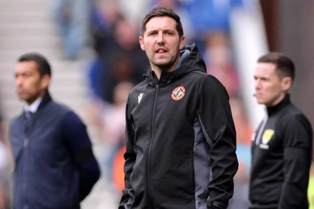 Dundee United boss Liam Fox