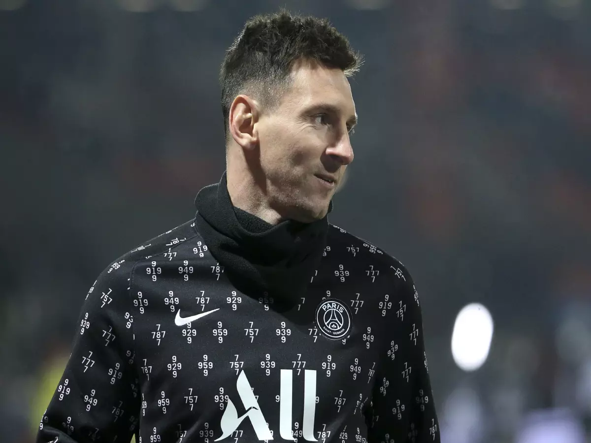 Lionel Messi, PSG, FC Lorient, Dec2021