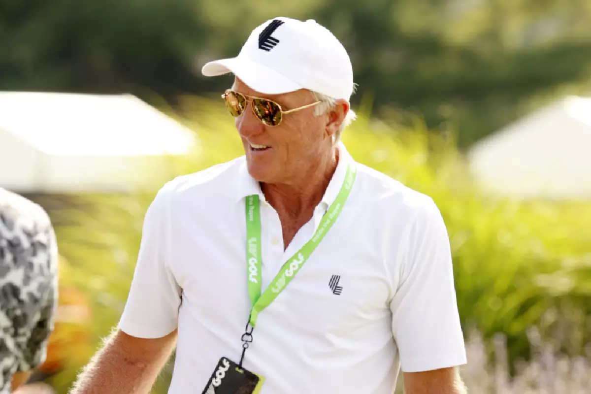 LIV Golf boss Greg Norman - 2022