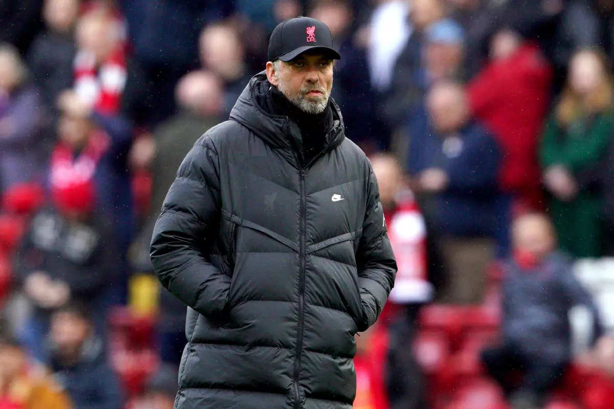 Liverpool manager Jurgen Klopp ahead of the Premier League match at Anfield, Liverpool.