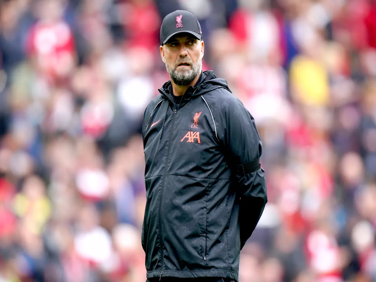 Liverpool manager Jurgen Klopp ahead of the Premier League match at Anfield, Liverpool