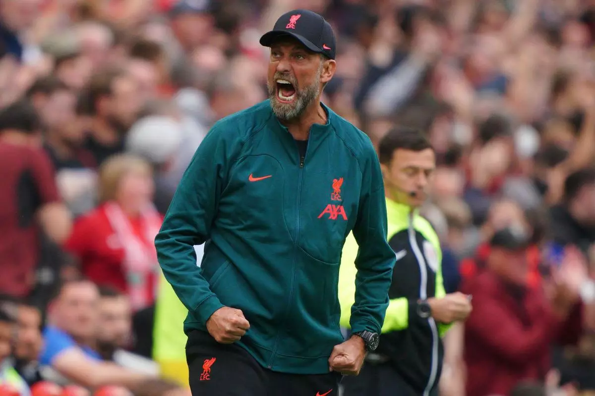 Liverpool manager Jurgen Klopp celebrates