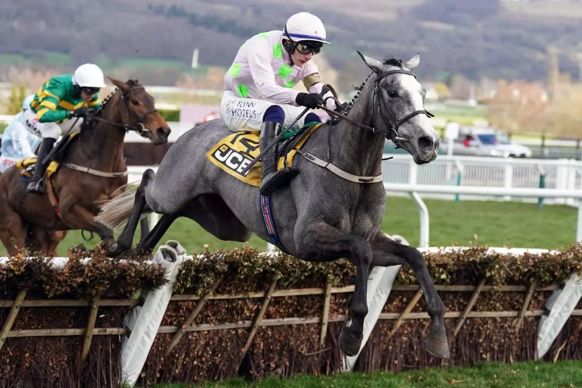 Lossiemouth ridden by Paul Townend on their way to winning the Triumph Hurdle