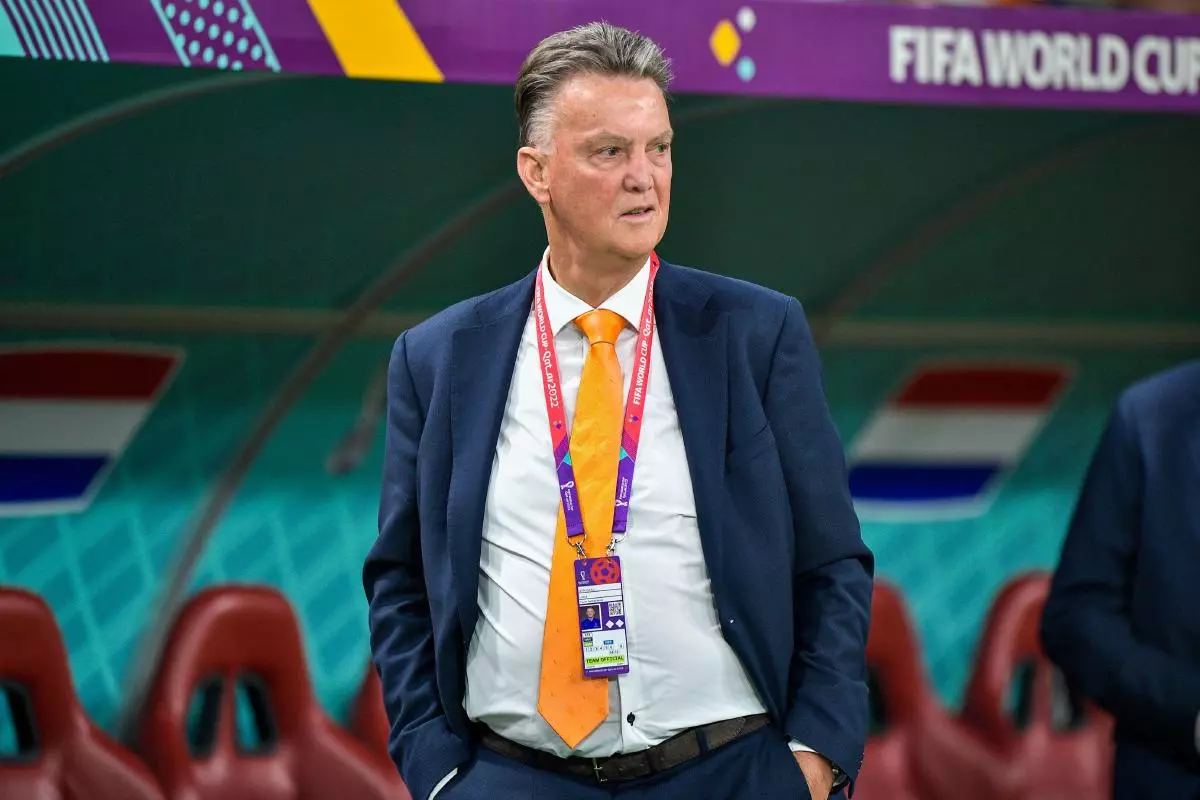 Louis van Gaal coach of the Netherlands