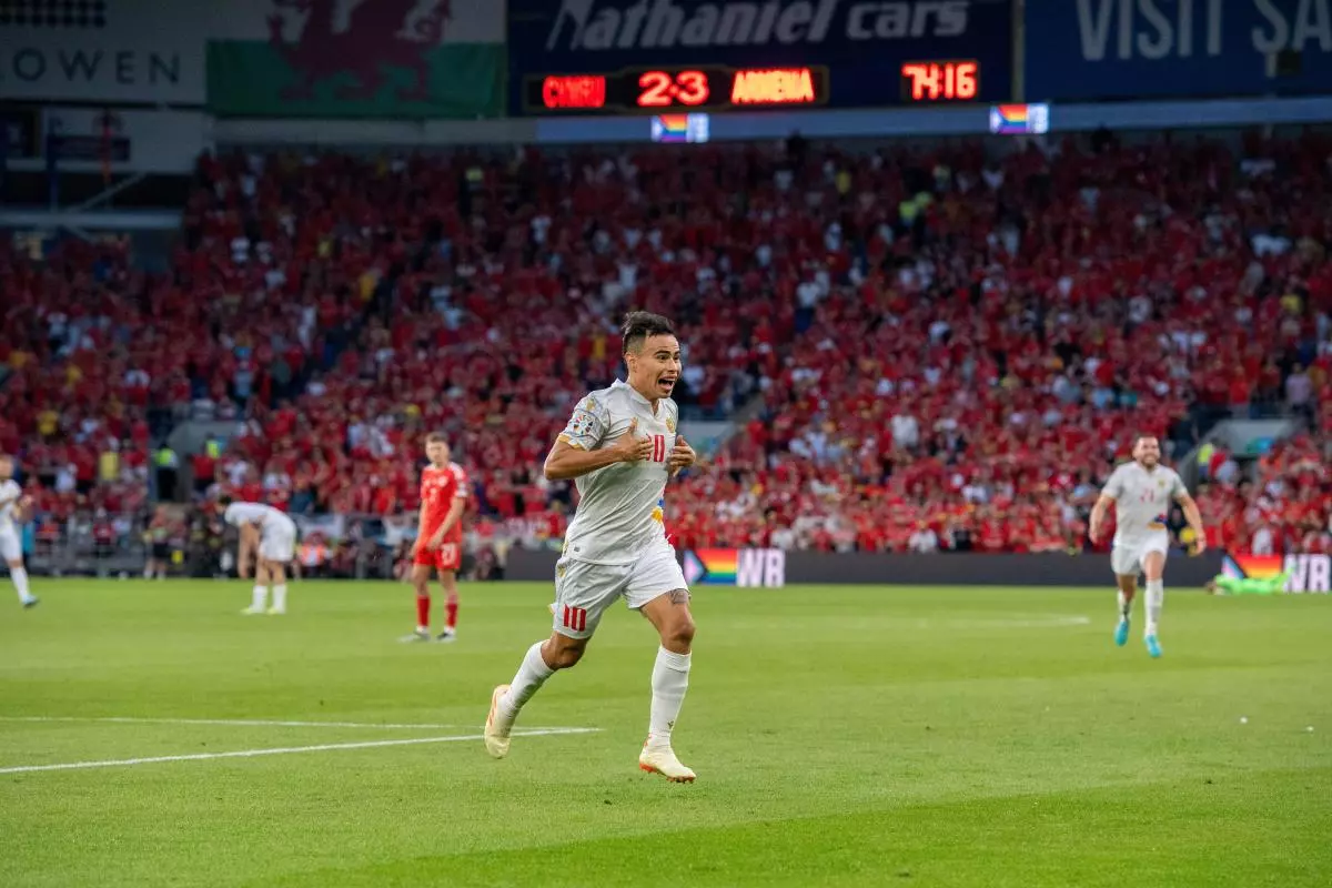 Lucas Zelarayan for Armenia against Wales, June 16 2023