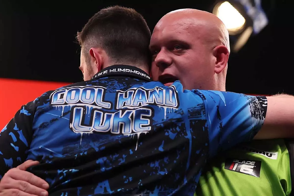 Luke Humphries beats Michael van Gerwen