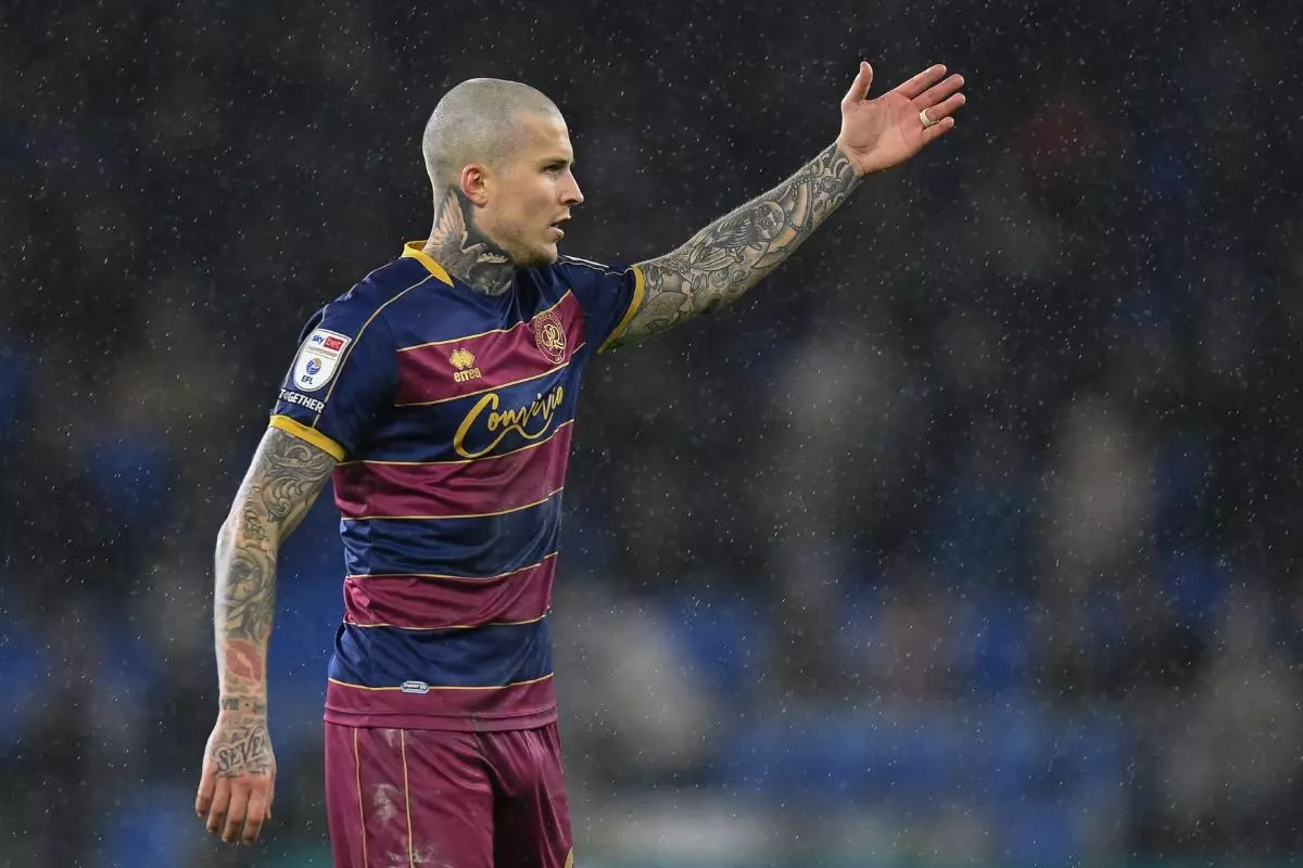 Lyndon Dykes #9 of QPR during the Sky Bet Championship match Cardiff City vs Queens Park Rangers - March 2023