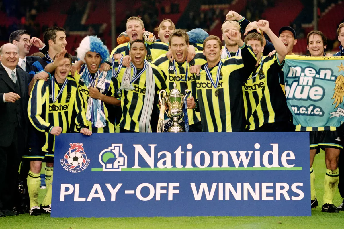 Manchester City play-off final May99