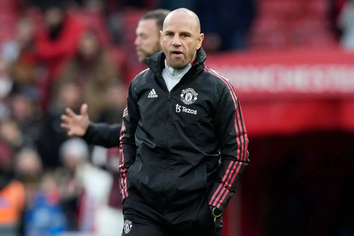 Manchester United assistant coach Chris Armas