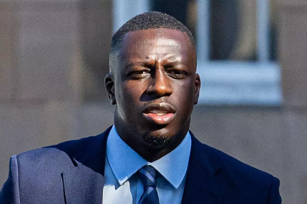 Manchester City defender Benjamin Mendy