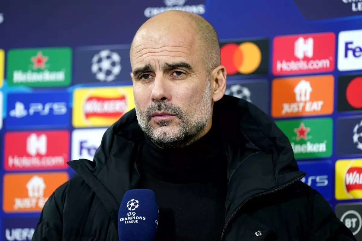Manchester City manager Pep Guardiola after the UEFA Champions League round of sixteen second leg match at the Etihad Stadium, Manchester.