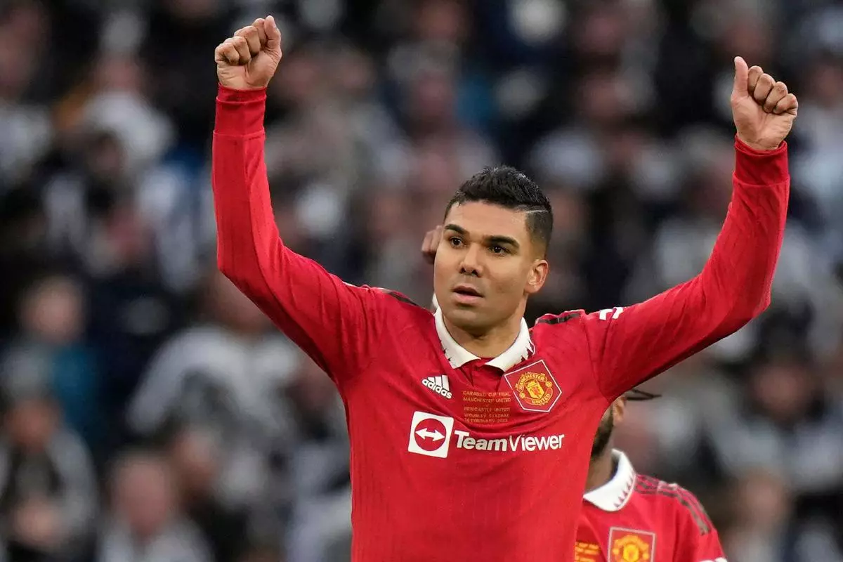 Manchester United midfielder Casemiro