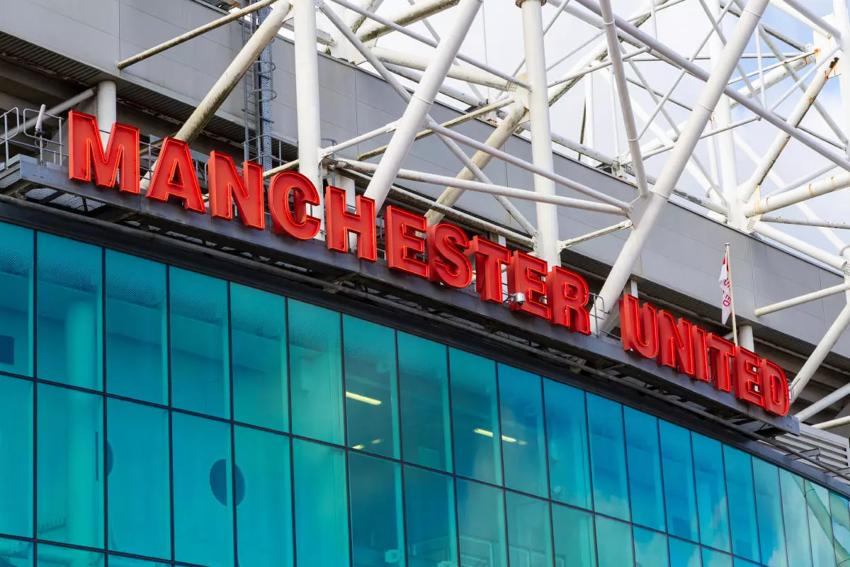 Old Trafford, home to Manchester United