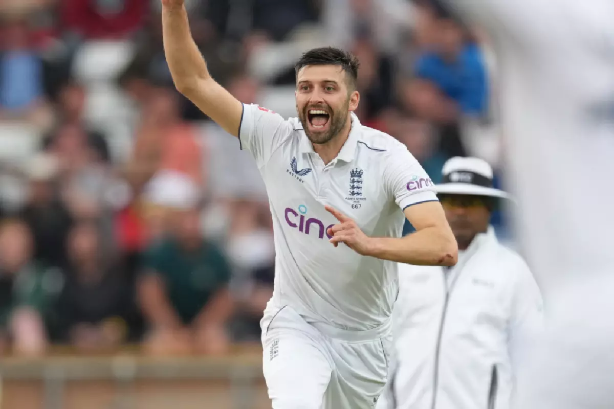 Mark Wood England Ashes - Jul 2023