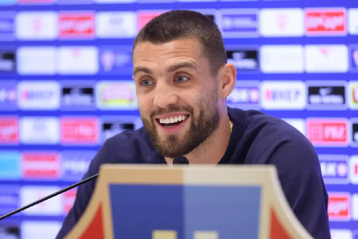 Matteo Kovacic press conference Croatia June 2023